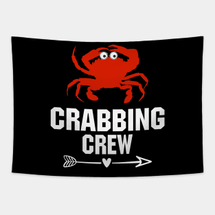 Crabbing Crew Tapestry