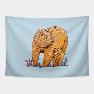 Mother Bear Tapestry