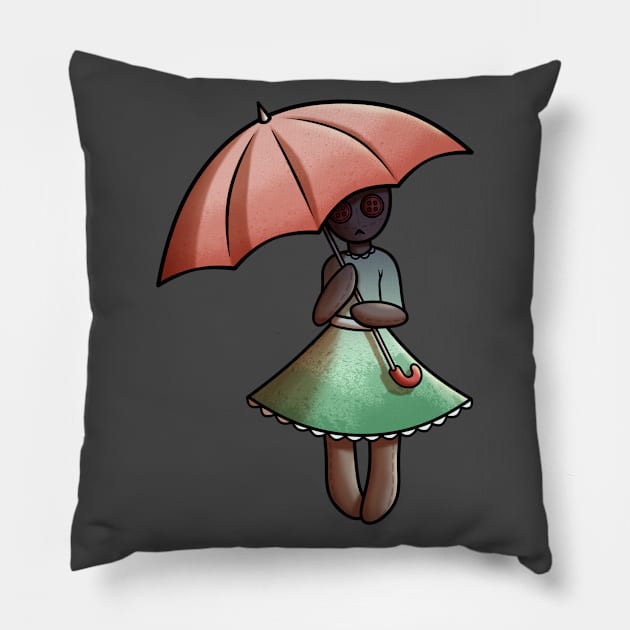 Creepy Dool Pillow by VanumChan