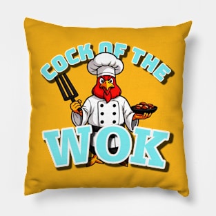 Cock of the Wok Pillow