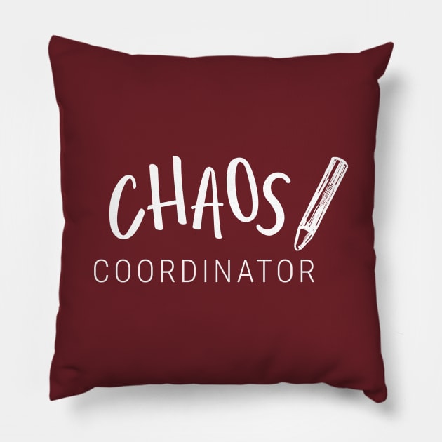 Chaos coordinator Pillow by Coffee Parade