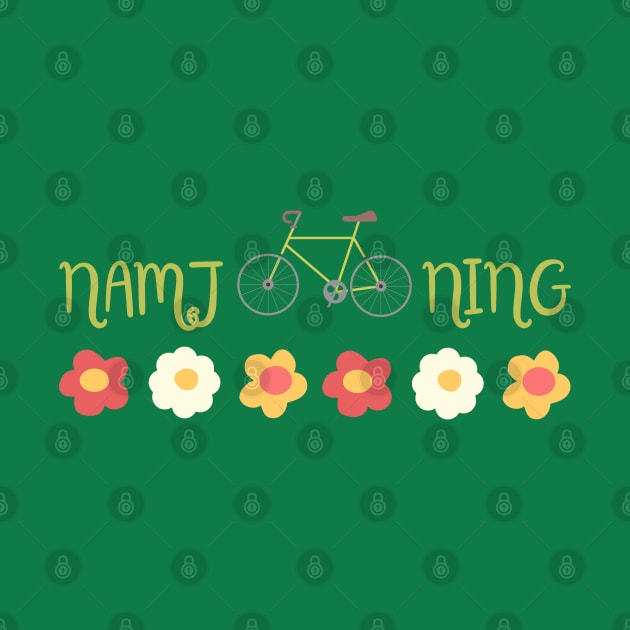 Namjooning (RM of BTS Bangtan Sonyeondan) - Flowers and Bicycle by e s p y