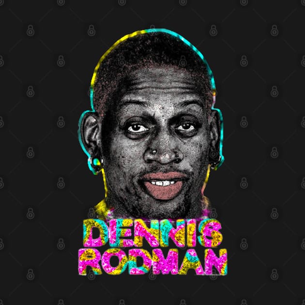 Dennis Rodman Bulls by Wkenca Barada