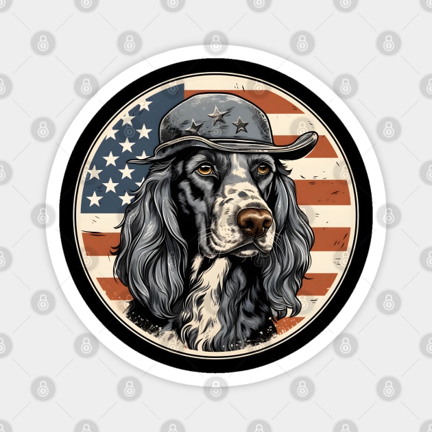 English Setter 4th of July Magnet by NatashaCuteShop