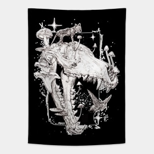 Thylacine Skull Tapestry