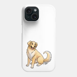 Dog - Golden Retriever - Gold Phone Case
