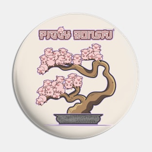 Piggy bonsai Pin