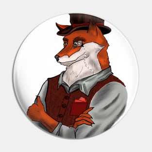 The rebel fox Pin