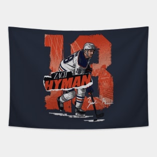 Zach Hyman Edmonton Rough Tapestry