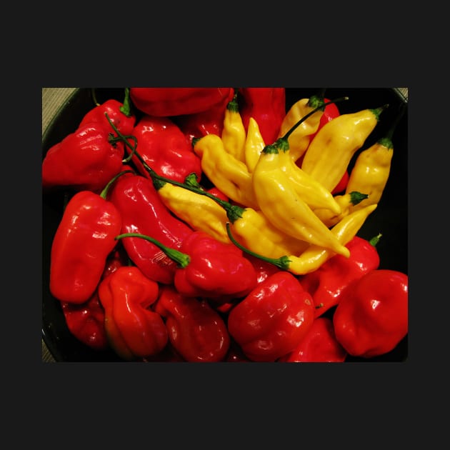 Red and Yellow Peppers by EileenMcVey
