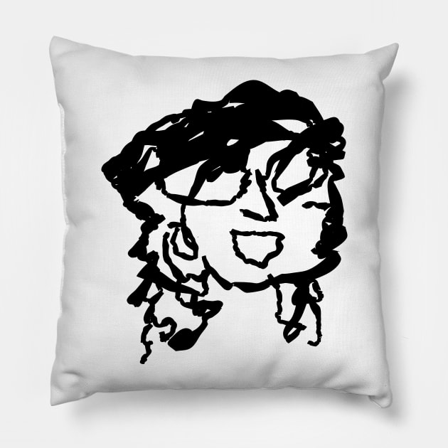 Visage Pillow by shigechan