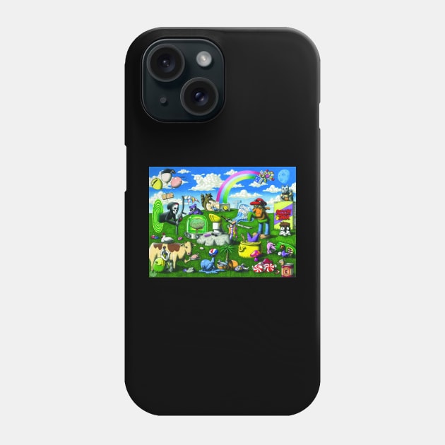 Cartoon Network Homage Phone Case by Jimmy Alonzo