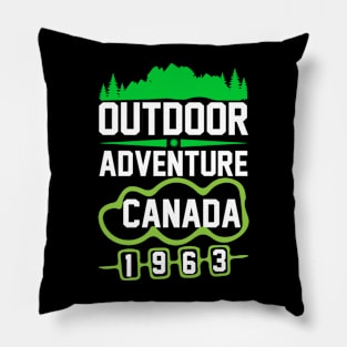 Outdoor Adventure Canada 1963 T Shirt For Women Men Pillow