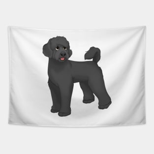 Black Portuguese Water Dog Tapestry