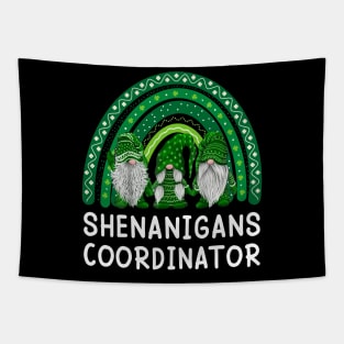 Shenanigans Coordinator Gnomies Rainbow Shamrock St Patricks Day Tapestry