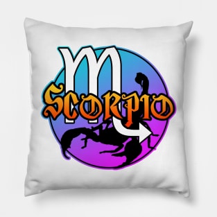 Scorpio Symbol Scorpion Pillow