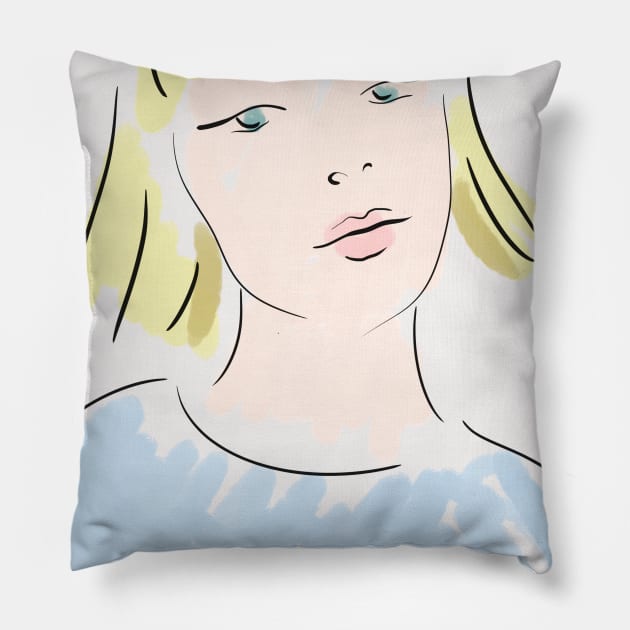 Blond Pillow by Yaalala