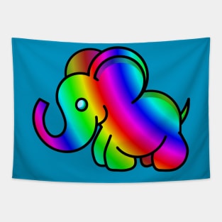 Rainbow Elephant 1 Tapestry