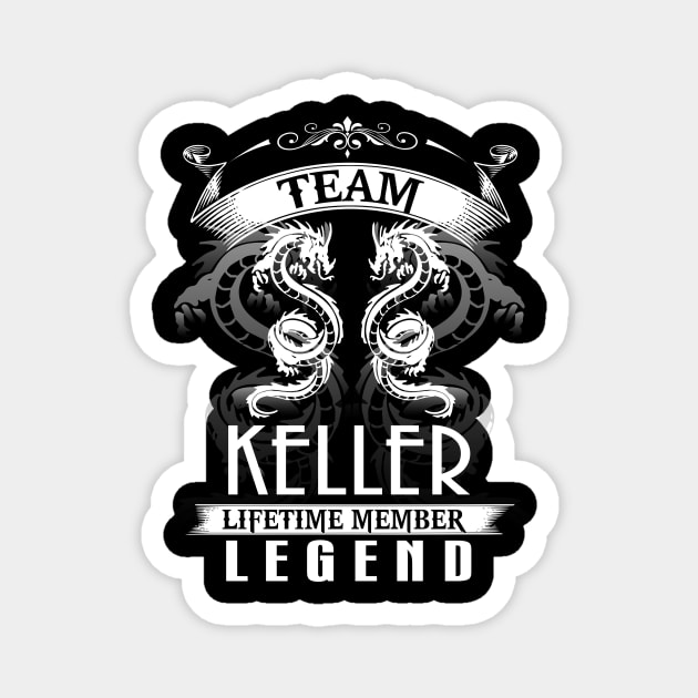 Team KELLER Lifetime Member Legend Magnet by milinf