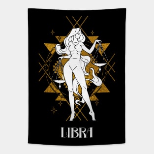 Libra zodiac sign Tapestry