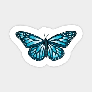 Pretty Blue Butterfly Magnet