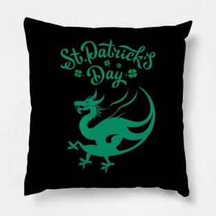 Dragon St Patrick's Day Pillow