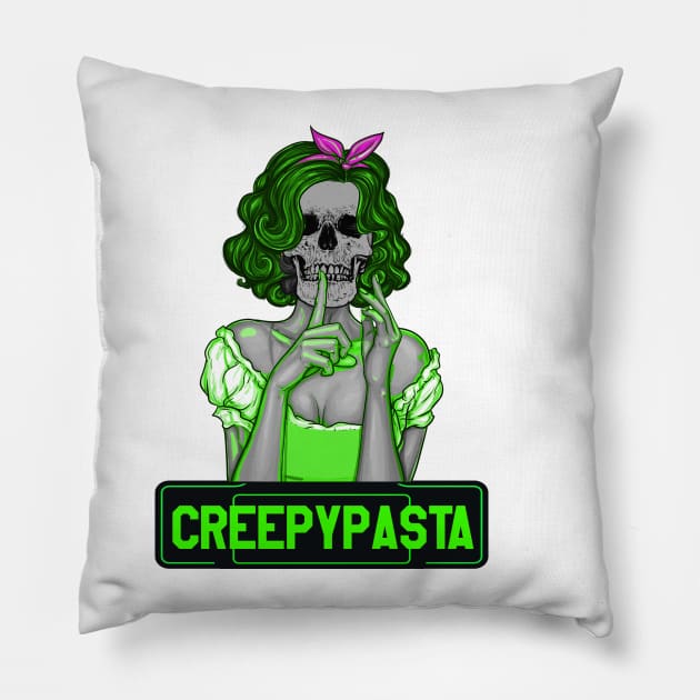 CREEPYPASTA Pillow by theanomalius_merch