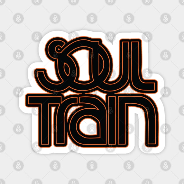 Soul Train Vintage 70s Show Fan Art Magnet by Trendsdk