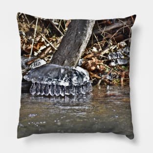 Ice Bells on a Tree Pillow