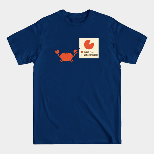 Discover Crab Claw - Pie Chart - T-Shirt