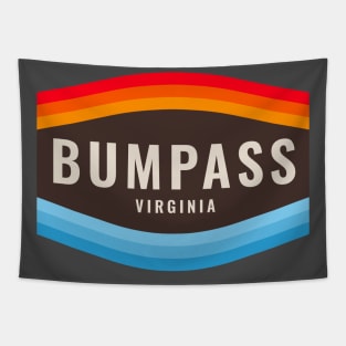 Bumpass, VA - Sky and Water (Distressed) Tapestry