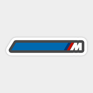 Stickers Autocollant BMW M Motorsport Bande 3 couleurs 50cm X 15cm