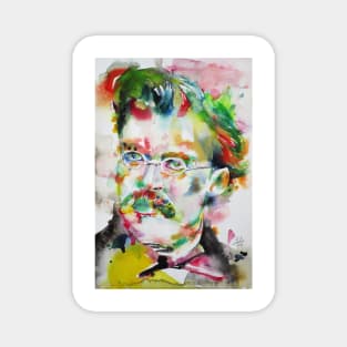 FRIEDRICH NIETZSCHE watercolor portrait .9 Magnet