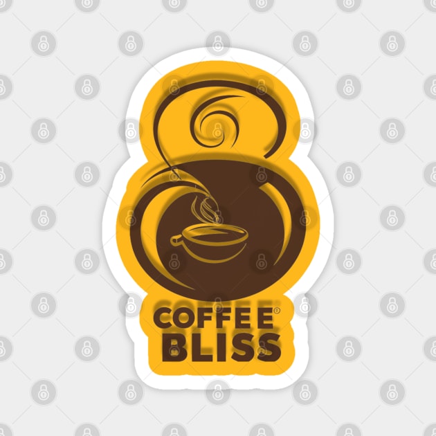 Coffee Lover's Bliss Magnet by BukovskyART