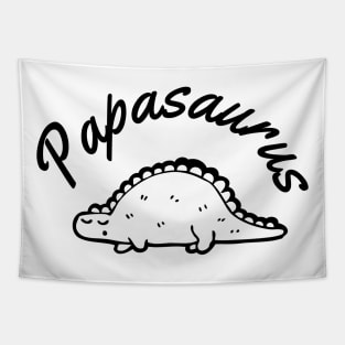 Papasaurus. A Cute Design For Dad. Tapestry