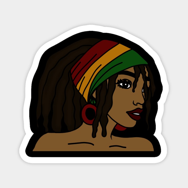 Rasta Queen, Empress, Melanin Magnet by alzo