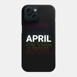 born in April Phone Case