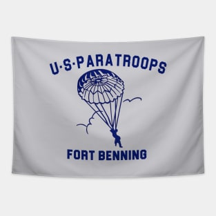 US Paratroops Paratroopers Fort Benning WWII Tapestry