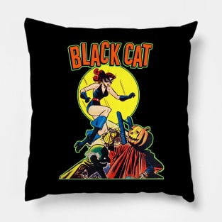 The Black Cat! Pillow