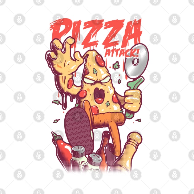 Pizza Attack by wehkid