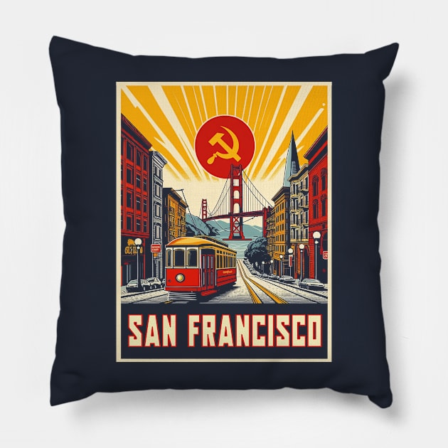 San Francisco Pillow by JennyPool