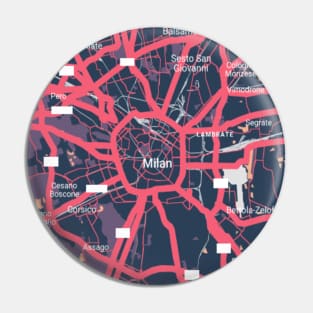 Milan colour map Pin