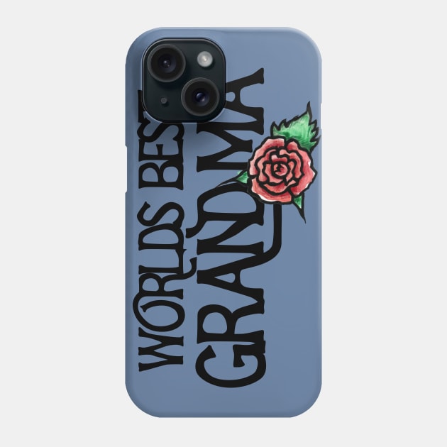 Worlds Best Grandma Phone Case by bubbsnugg