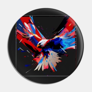 Dare to Fly With Eagles Pin