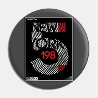 New york logo Pin