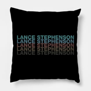 Vintage Proud Name Lance Sports Birthday Retro Pillow