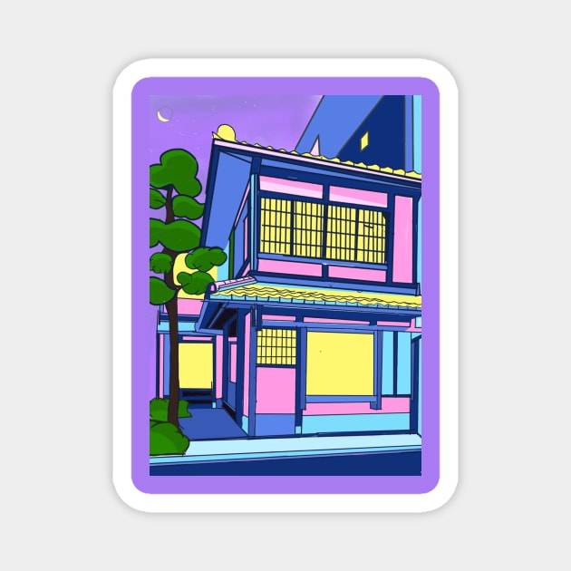 japan house Magnet by Danwpap2