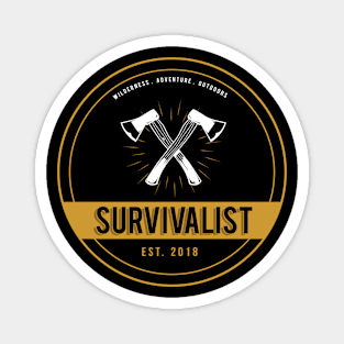 Survivalist Logo Magnet