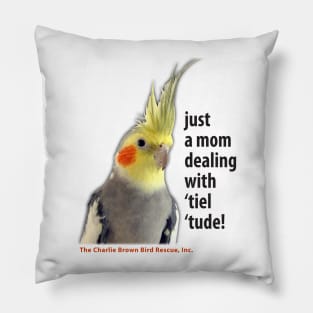 CB tiel tude - black type Pillow