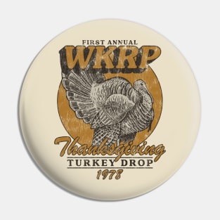 WKRP Thanksgiving Turkey Drop Pin